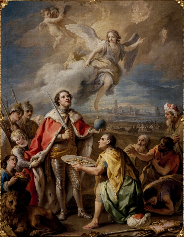 Rendición de Sevilla al rey San Fernando  Flipart, Charles-Joseph